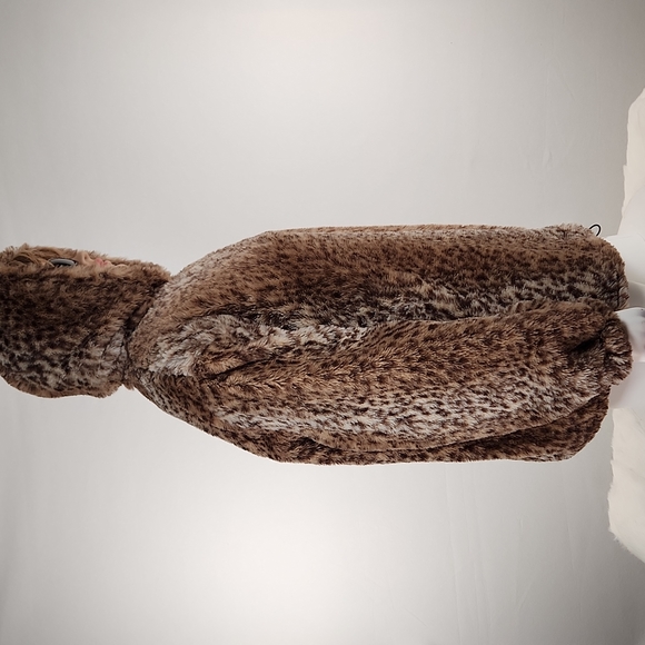 RUE+ Leopard Full zip fuzzy hoodie, Size 1X - Picture 6 of 17